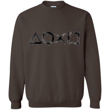 Gamer T-shirt Playstation Ink Wash 2 Dark Chocolate