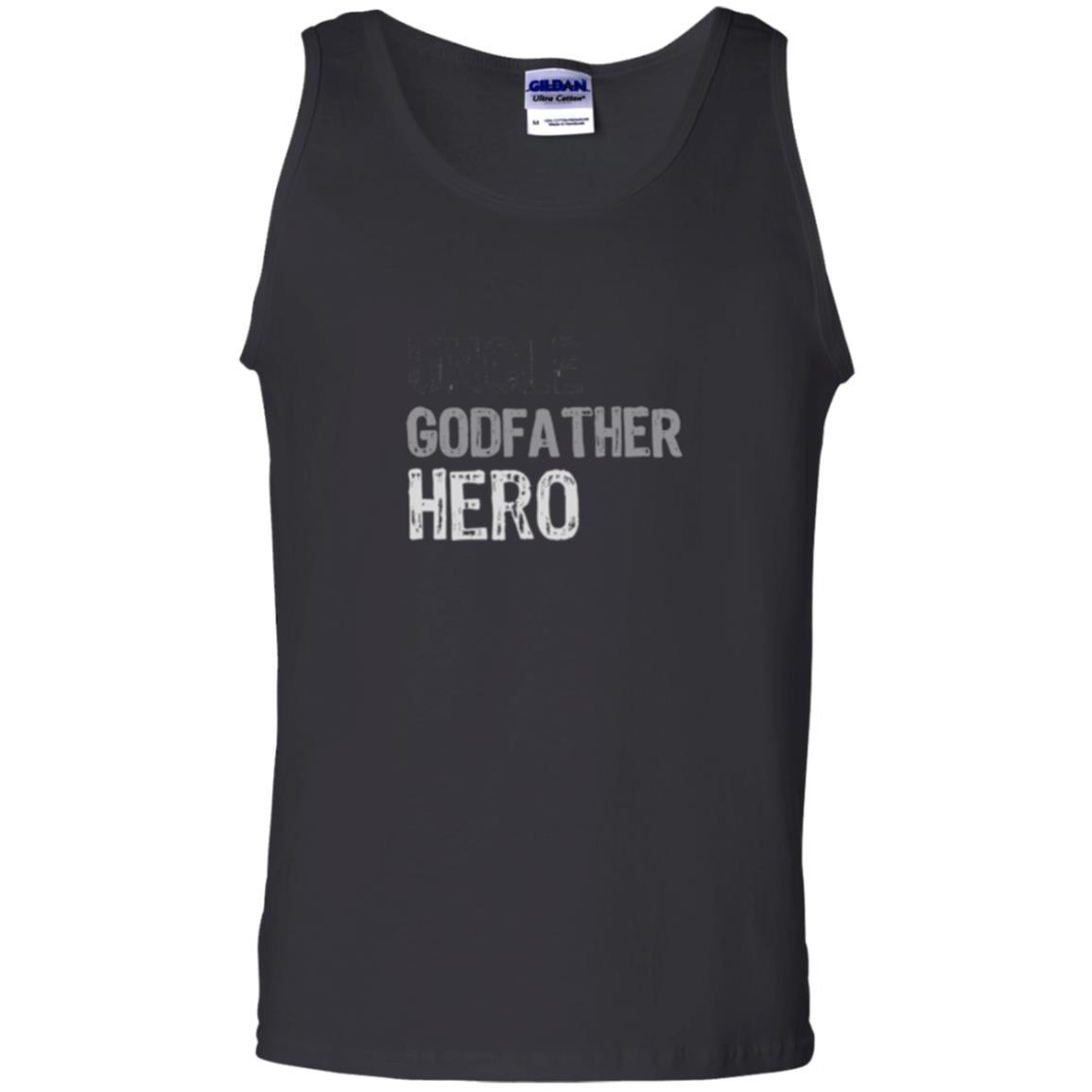 Daddy T-shirt Uncle Godfather Hero T-shirt Black