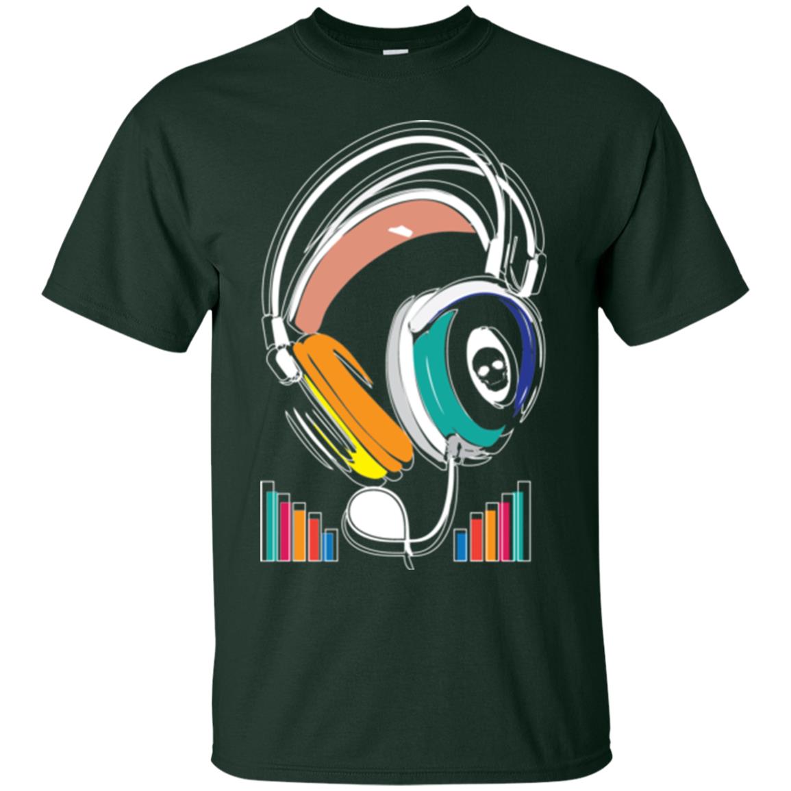 Music Lover T-shirt Sound Activated Glow Forest