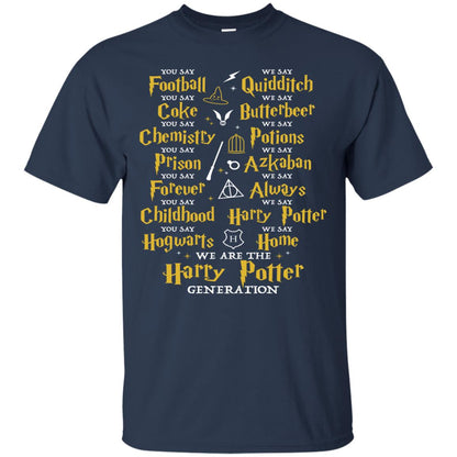 We Are The Harry Potter Generation Movie Fan T-shirt Navy