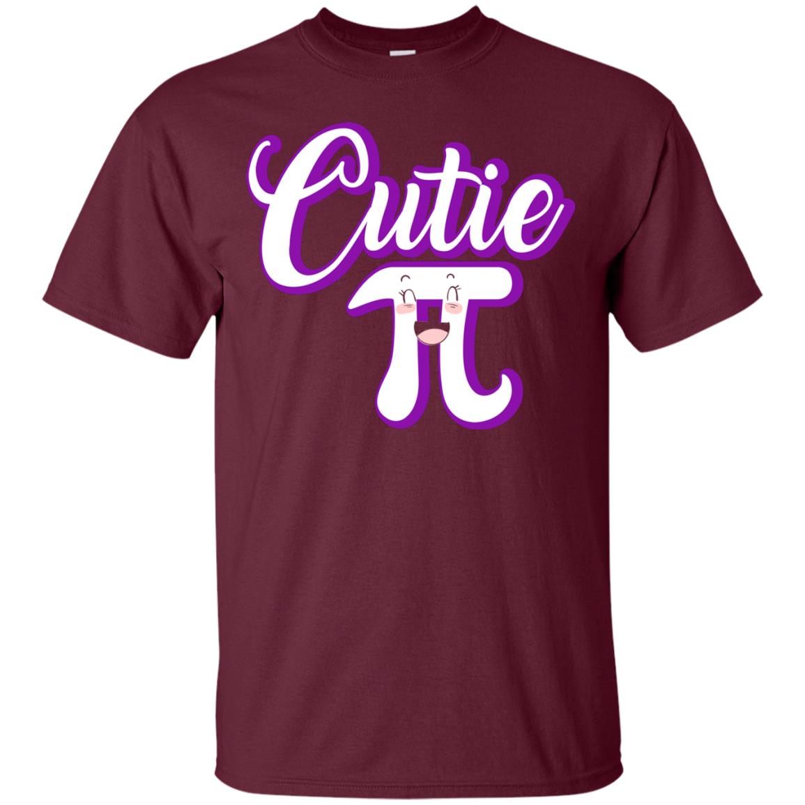 Cutie Pi Math Teacher T-shirt Maroon
