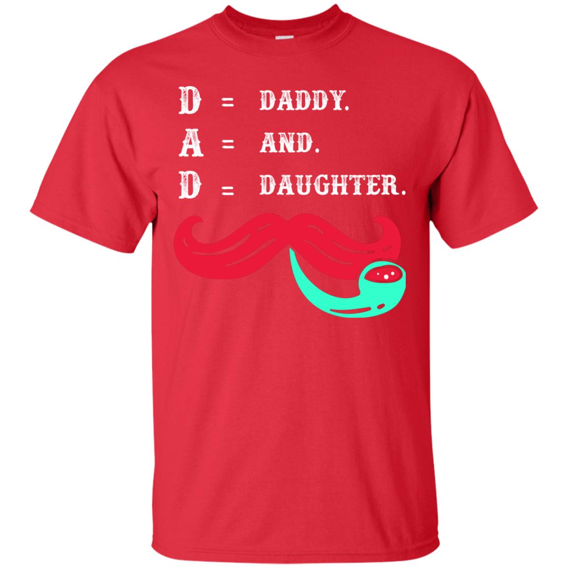 Daddy And Daughter Dad Shirt For Father_s Day Red