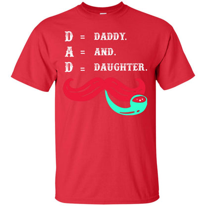 Daddy And Daughter Dad Shirt For Father_s Day Red