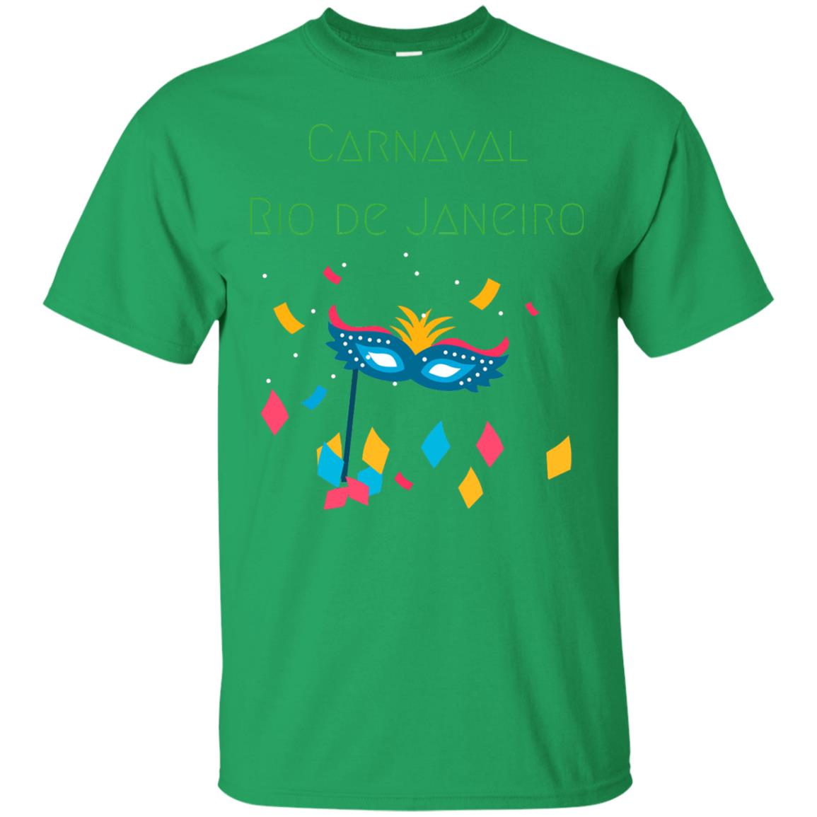Mardi Gras T-shirt Rio Carnival Carnaval Rio De Janeiro Brazil Irish Green