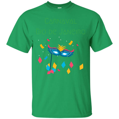 Mardi Gras T-shirt Rio Carnival Carnaval Rio De Janeiro Brazil Irish Green