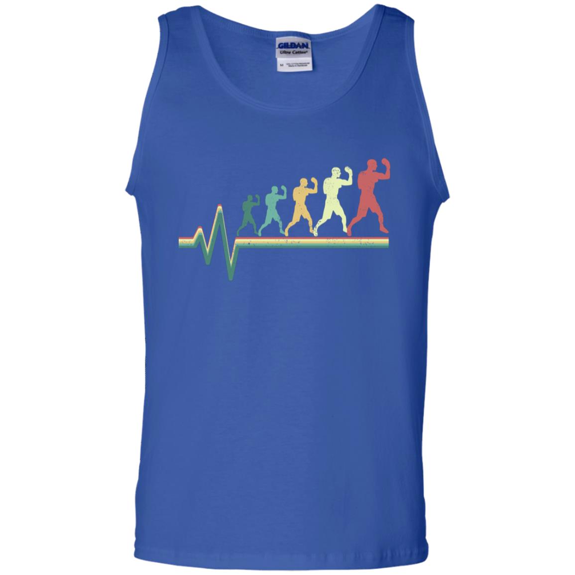 Boxing Heartbeat Boxer Gift Shirt Royal