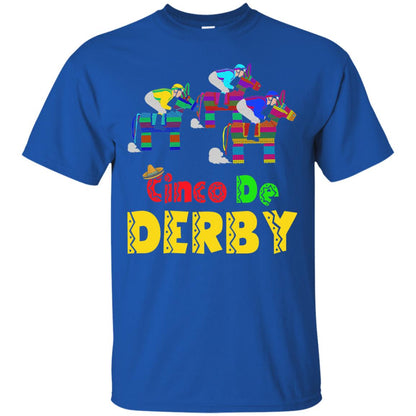 Horse Racing Pinata Cinco De Derby Jockeys Fiesta Shirt Royal