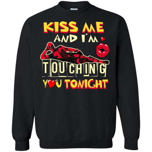 Kiss Me And I'm Touching You Tonight Film Lover T-shirt Black