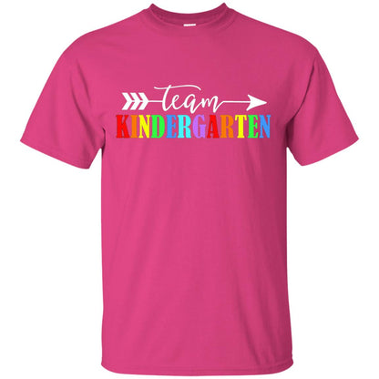 Team Kindergarten Teacher T-shirt Heliconia