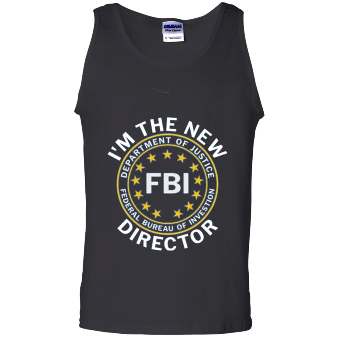 I Am The New Fbi Director With Emblem T-shirt Black