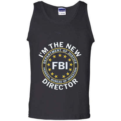 I Am The New Fbi Director With Emblem T-shirt Black