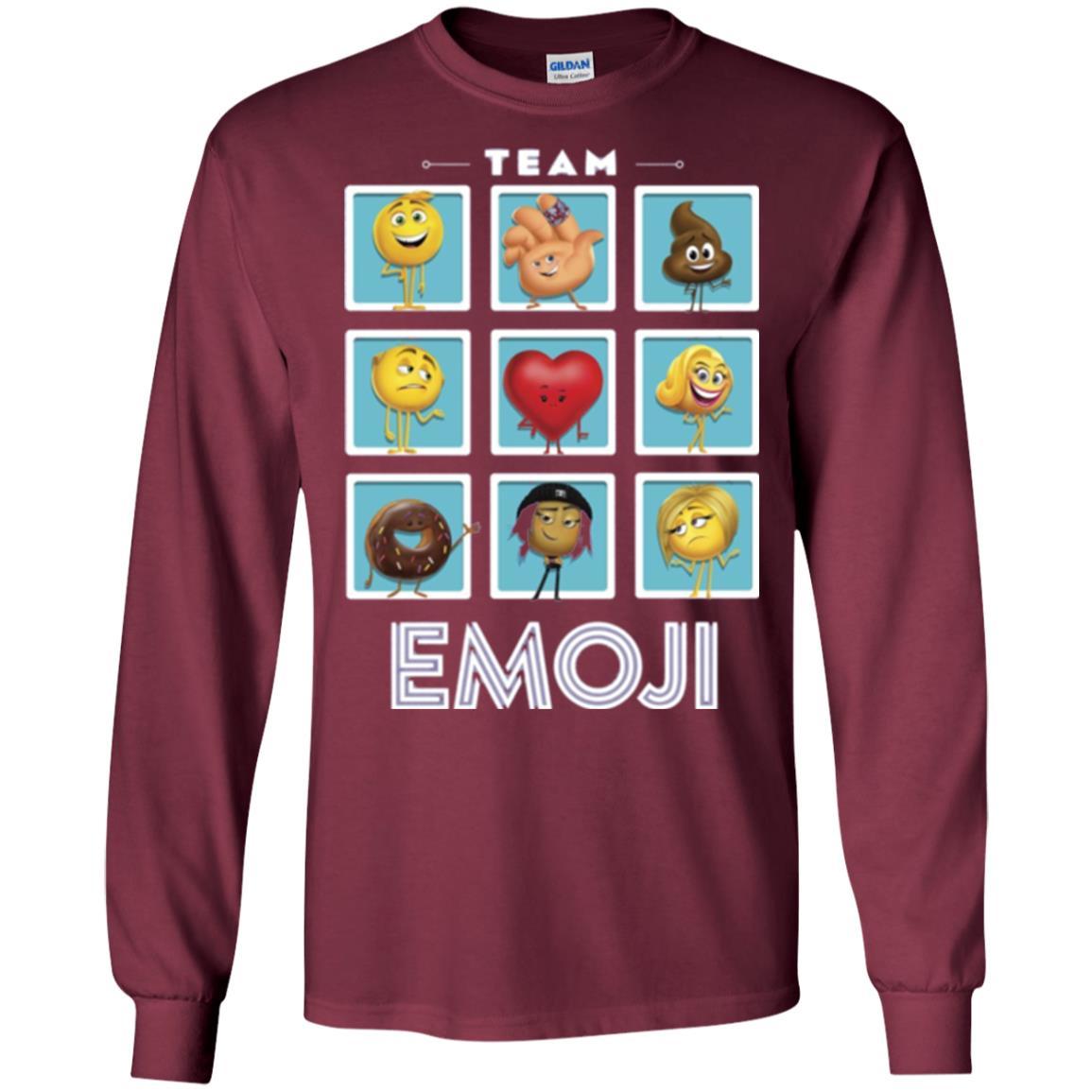 Film T-shirt Emoji Panels Graphic T-shirt Maroon