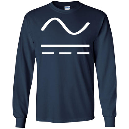Electrician T-shirt Electrical Engineer Ac Current Dc Current Navy