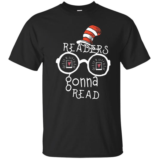 Readers Gonna Read Bookworm T-shirt Black