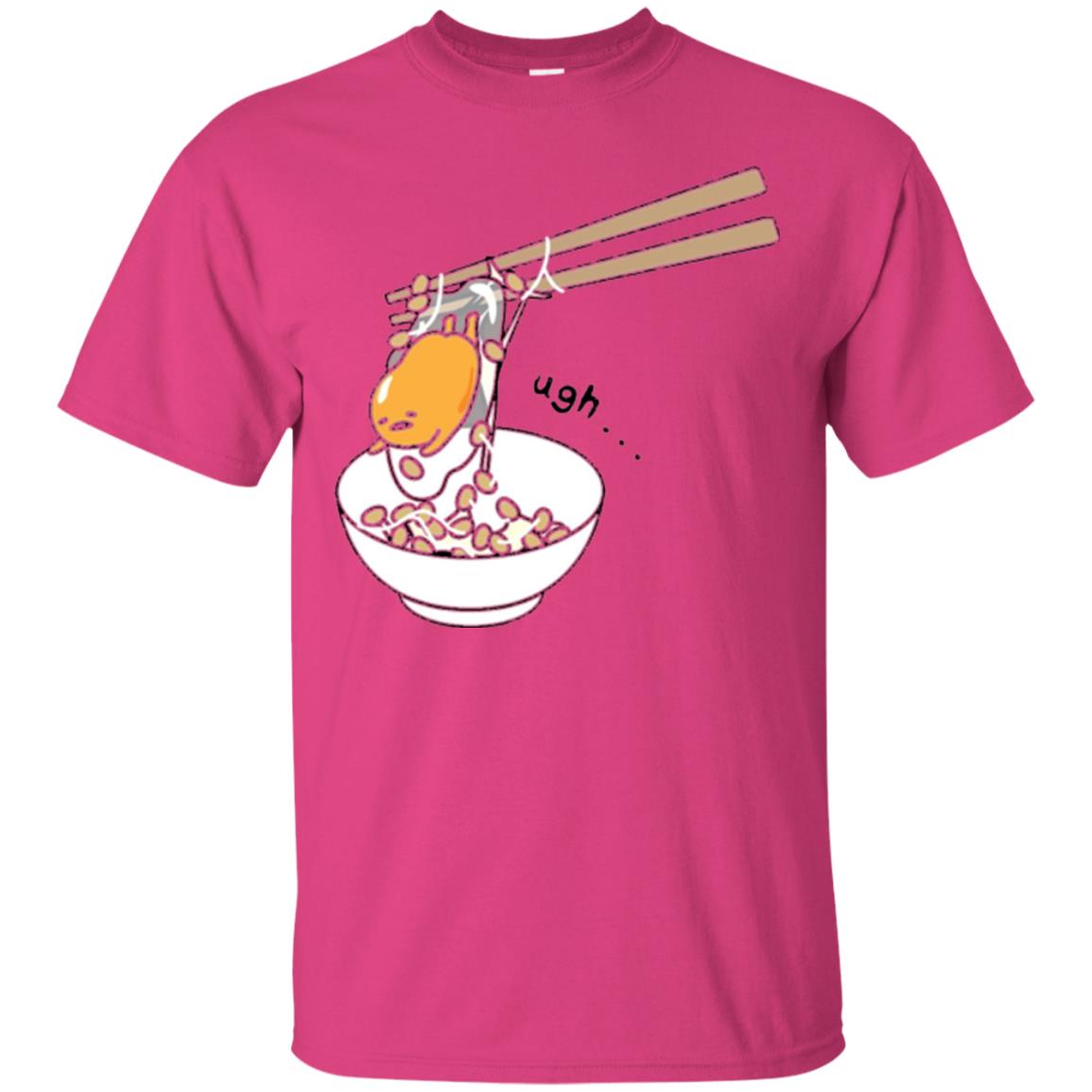 Gudetama Chopsticks T-shirt Heliconia