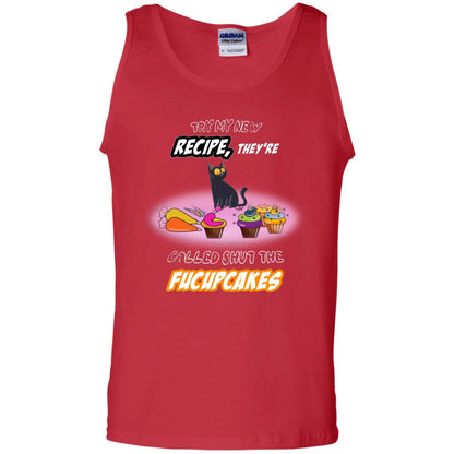 Try My New Recipe They Called Shut A Fucupcakes Shirt Red