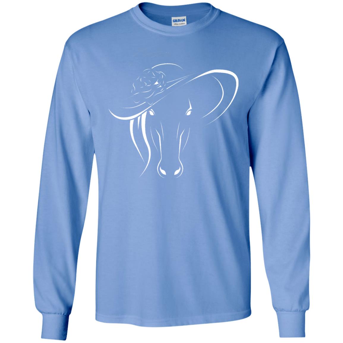 Derby Horse In Derby Womens Hat Derby Shirt Carolina Blue