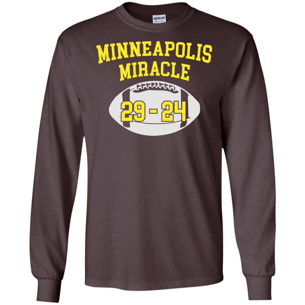Football Lover T-shirt Minneapolis Miracle Dark Chocolate