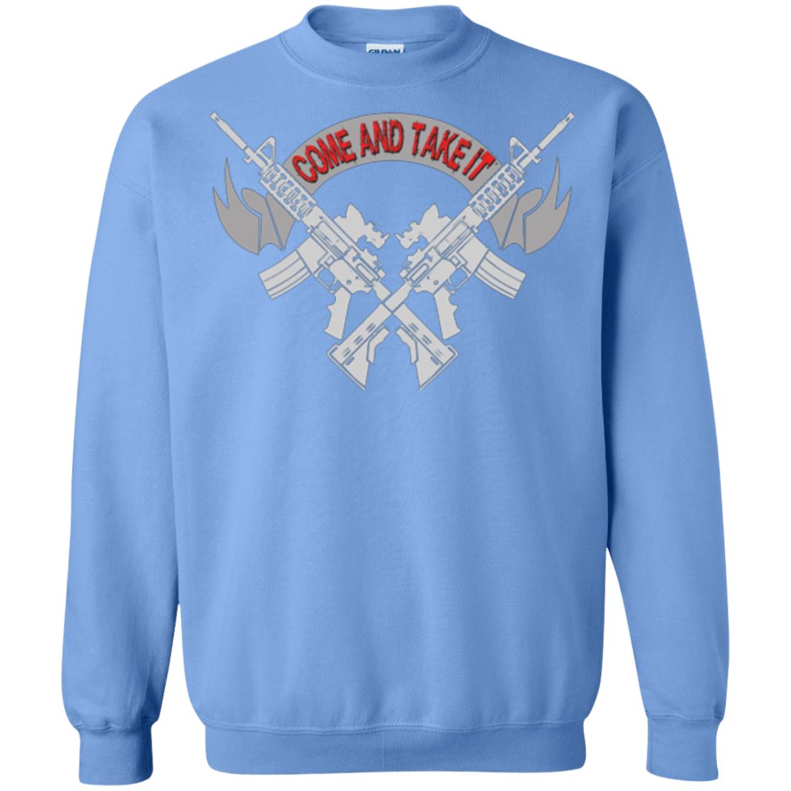 Military T-shirt Come And Take It Carolina Blue