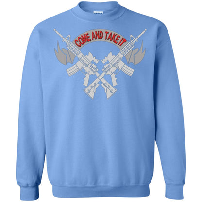 Military T-shirt Come And Take It Carolina Blue