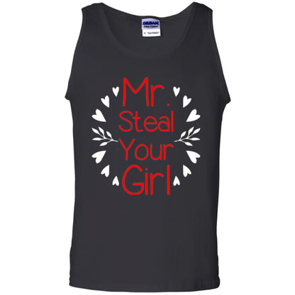 Funny Valentines Day Shirt Mr Steal Your Girl Black