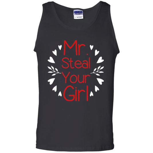 Funny Valentines Day Shirt Mr Steal Your Girl Black