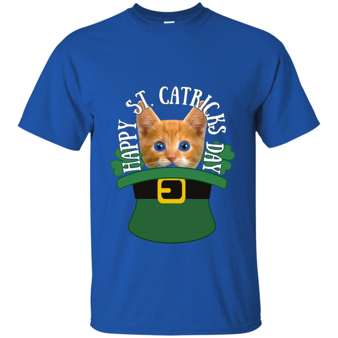 Happy Saint Patricks Day T-shirt Royal