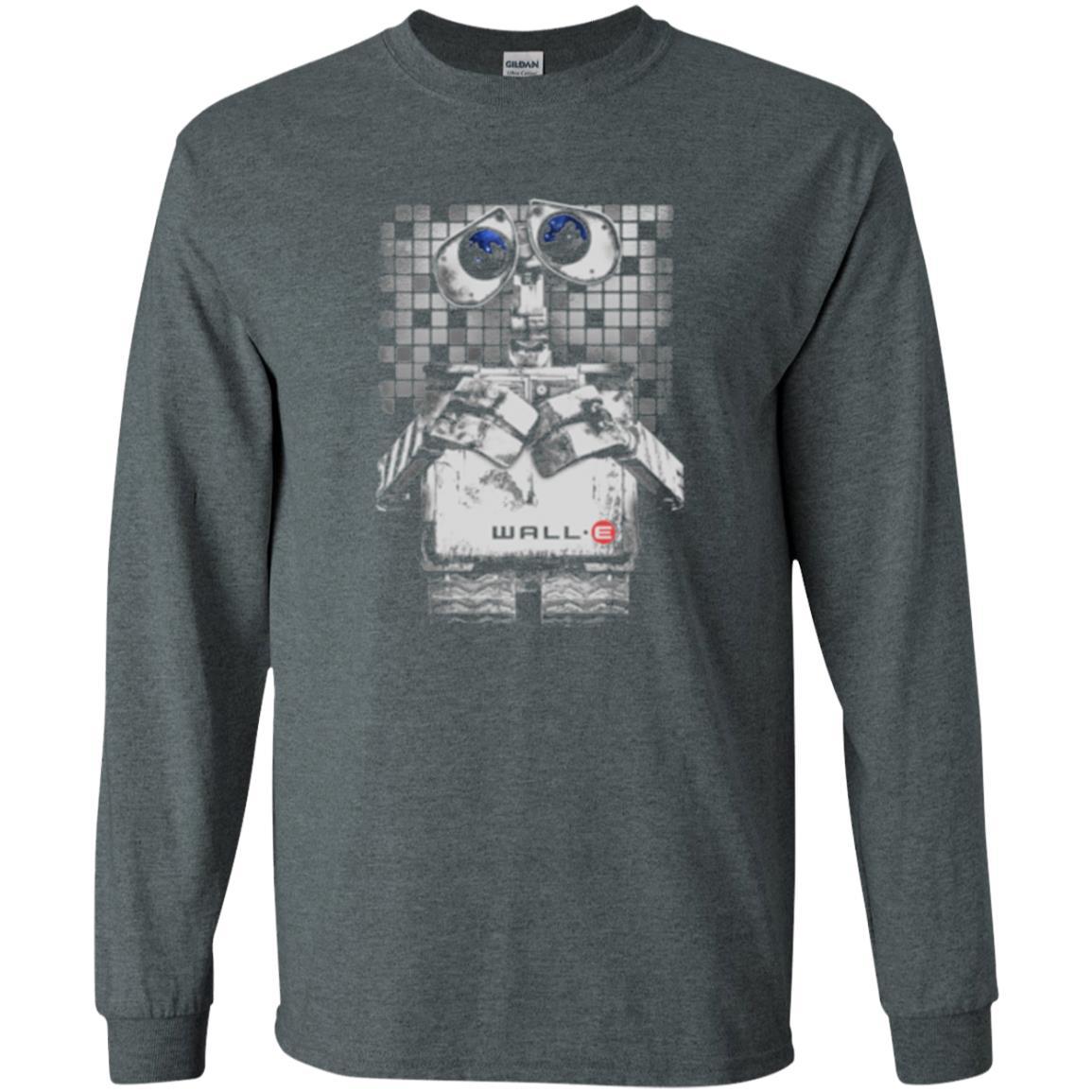 Film T-shirt Wall-e Tile Portrait Graphic Dark Heather