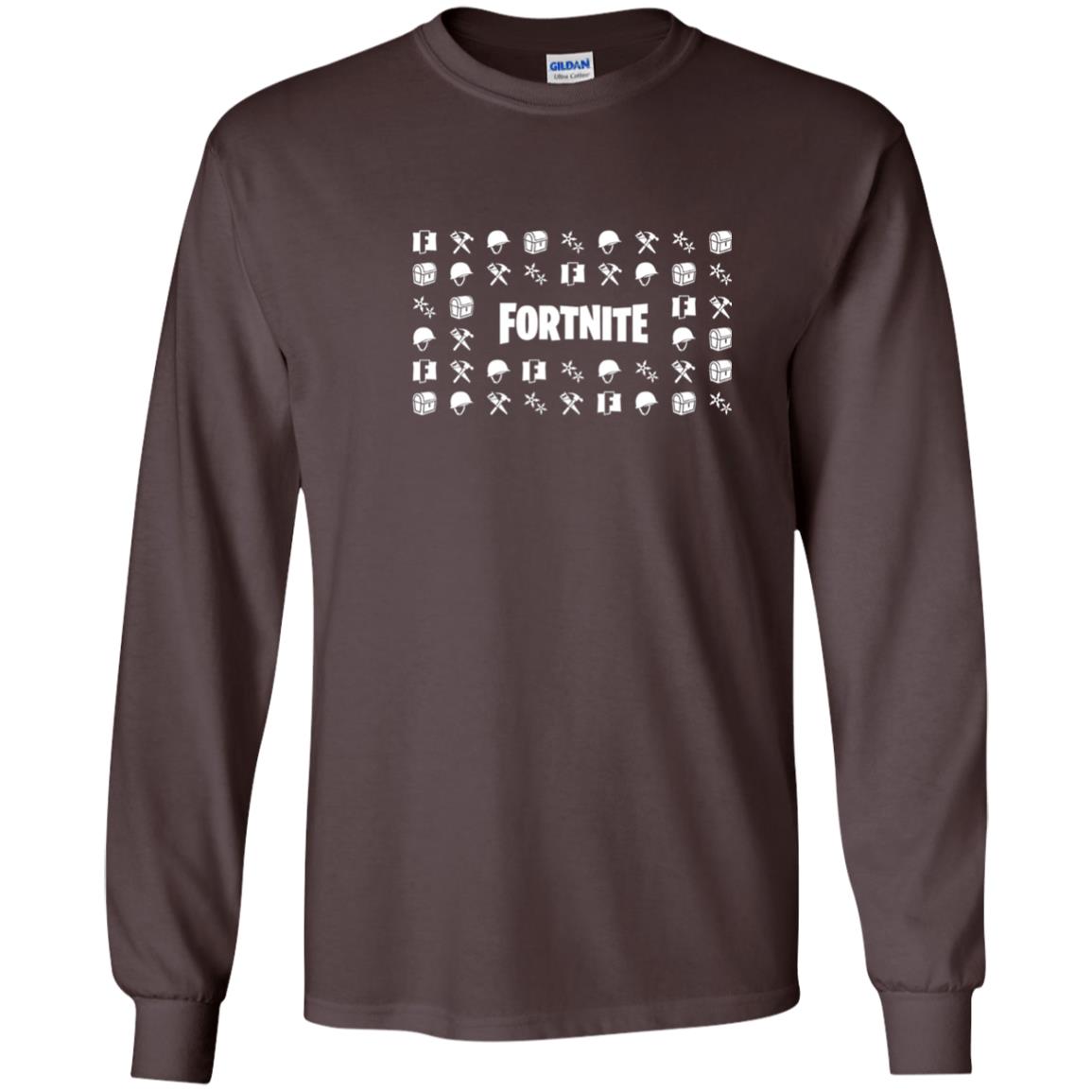 Fortnite Tapestry Shirt Dark Chocolate