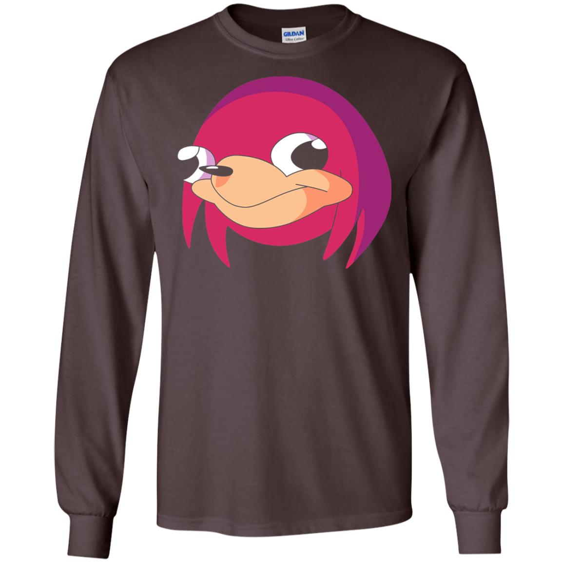 Cartoon T-shirt Ugandan Warrior Tribe Meme Dark Chocolate
