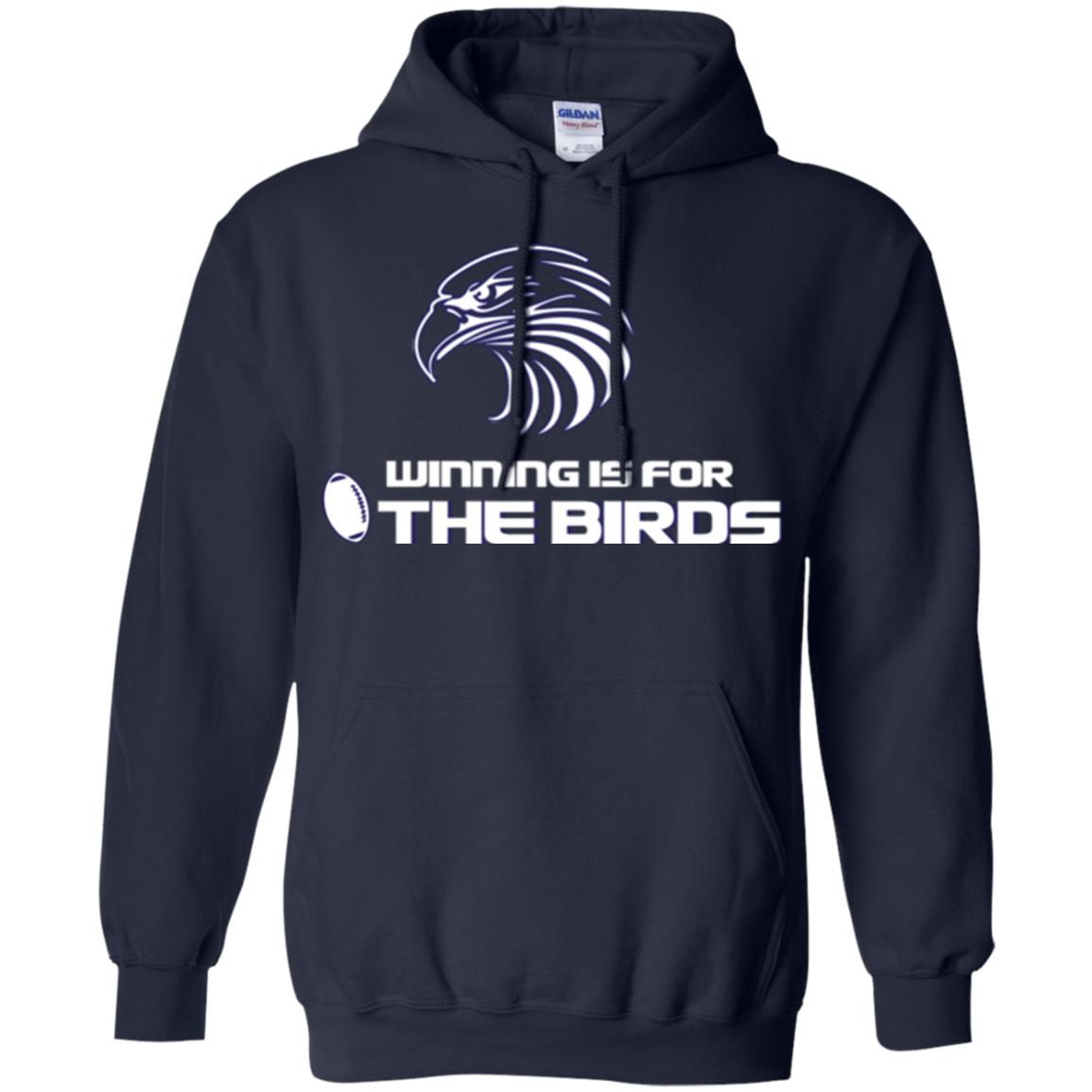 Football T-shirt Winning Is For The Birds Navy