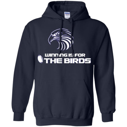 Football T-shirt Winning Is For The Birds Navy
