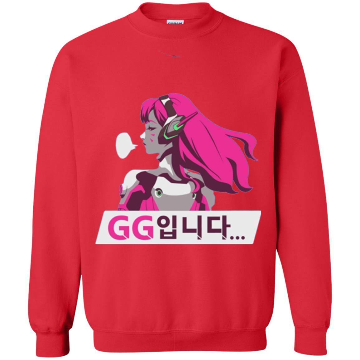 Overwatch D. Va Gg Spray T-shirt Red