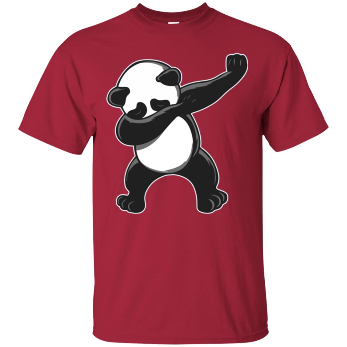 Funny Panda Dab T-shirt Cute Dabbing Panda Cardinal