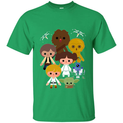 Film T-shirt Cute Kawaii Style Heroes Graphic Irish Green