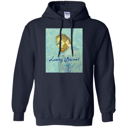 Movie Poster T-shirt Loving Vincent Navy
