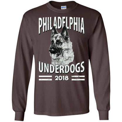 Dog Lover T-shirt Philadelphia Underdogs 2018 T-shirt Dark Chocolate