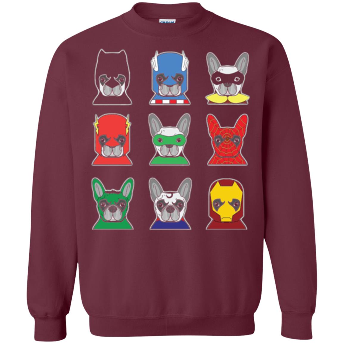 Dog Lover T Shirt Bulldog Bulldogs Heroes Maroon