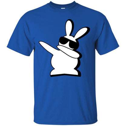 Dabbing Hip Hop Bunny Easter Dab Rabbit Dance T-shirt Royal