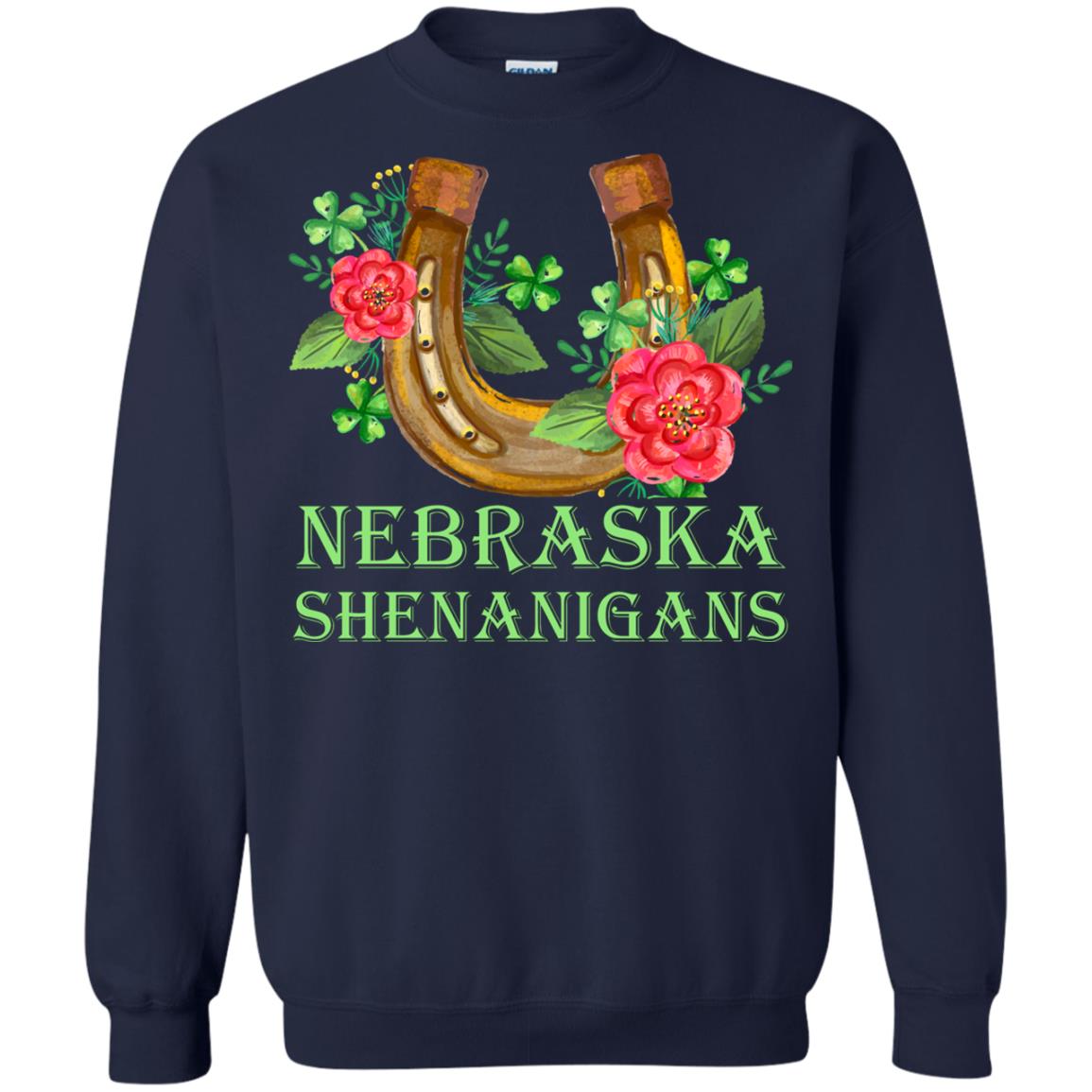 Horse Lover T-shirt Nebraska Shenanigans Navy