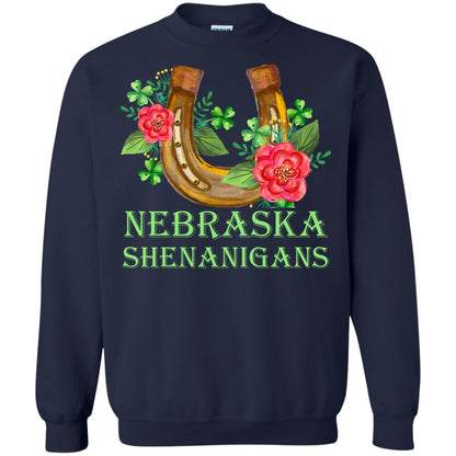 Horse Lover T-shirt Nebraska Shenanigans Navy