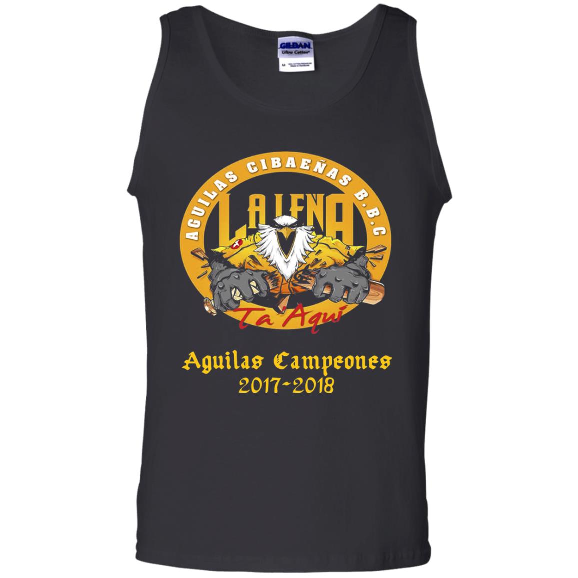 Baseball Lover T-shirt Aguilas Cibaenas Campeones 2017-2018 Black