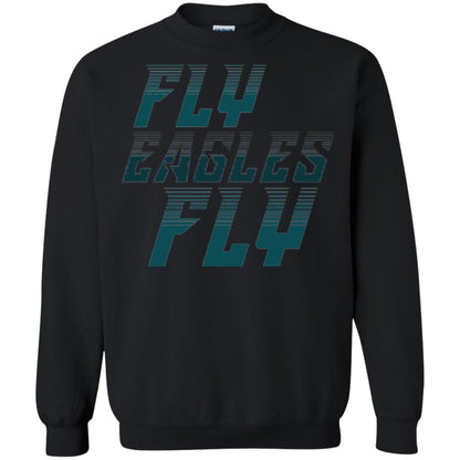 Football Lover T-shirt Fly Eagles Fly Black