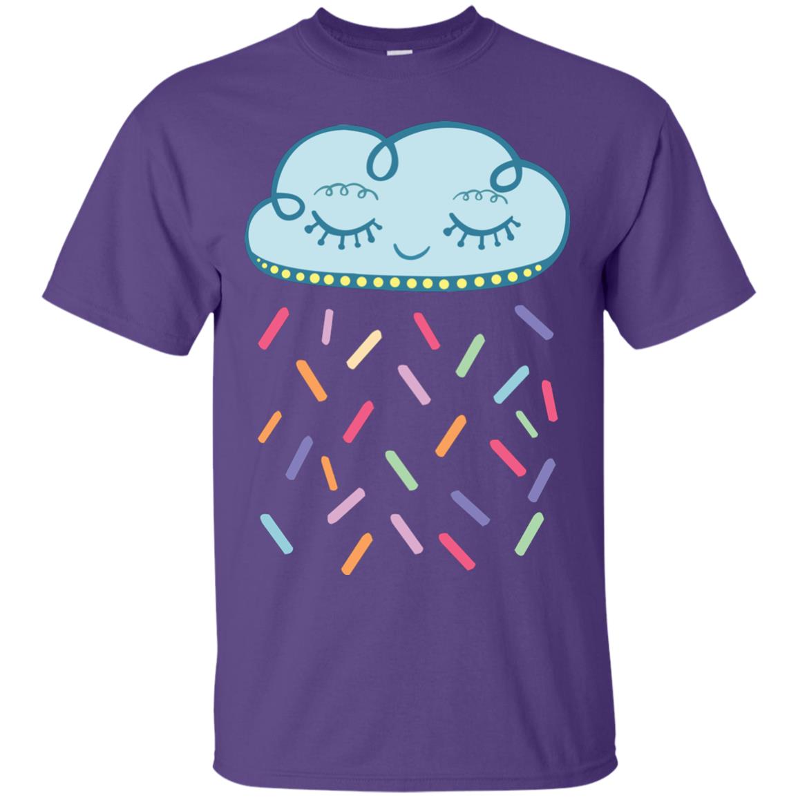 Raining Sprinkles Cloud Shirt Purple
