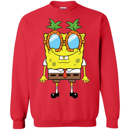 Nickelodeon Spongebob Squarepants Pineapple Glasses T-shirt Red