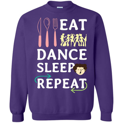 Eat Dance Sleep Repeat Dance Lover Shirt Purple