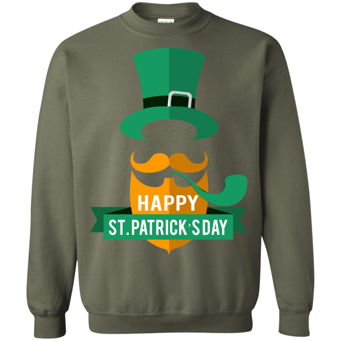 Happy St.patrick's Day T-shirt Military Green