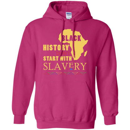 African American T-shirt Black History Didn't Start With Slavery Heliconia
