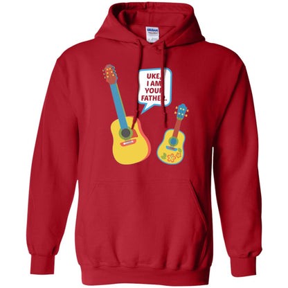 Ukulele Lovers T-shirt Uke I Am Your Father Red
