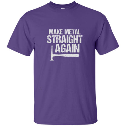 Make Metal Straight Again Auto Body Shirt Purple